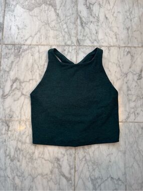 Beyond Yoga High Neck Emerald Green Tank
